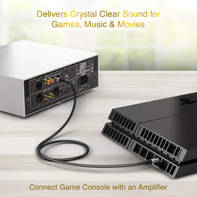 BlueRigger cable supports uncompressed PCM and surround formats for immersive audio.