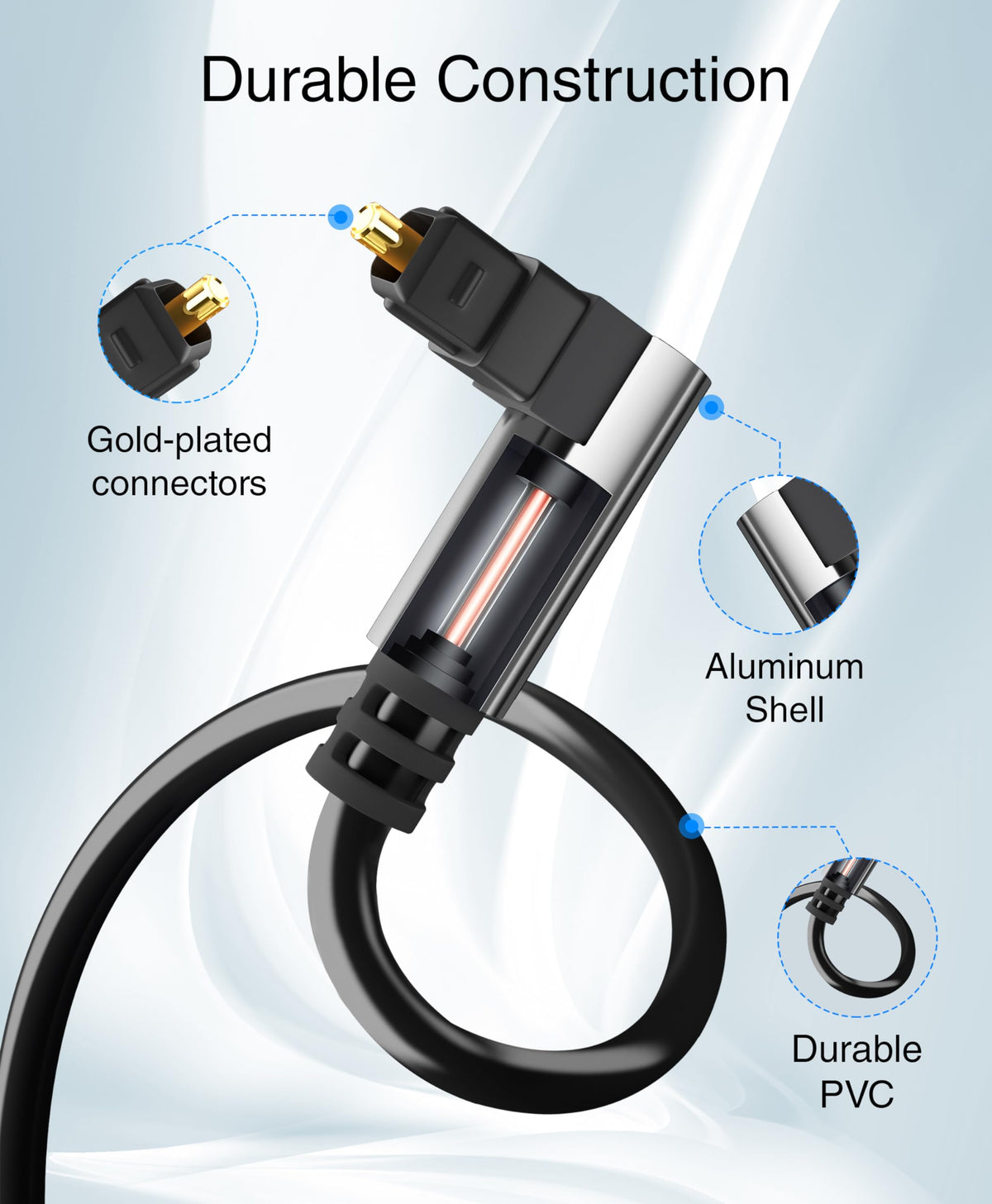 BlueRigger universal compatibility with soundbars and HDTVs for versatile setups.