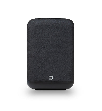 Bluesound Pulse Flex front view shows compact design with rich, detailed hi-res audio.