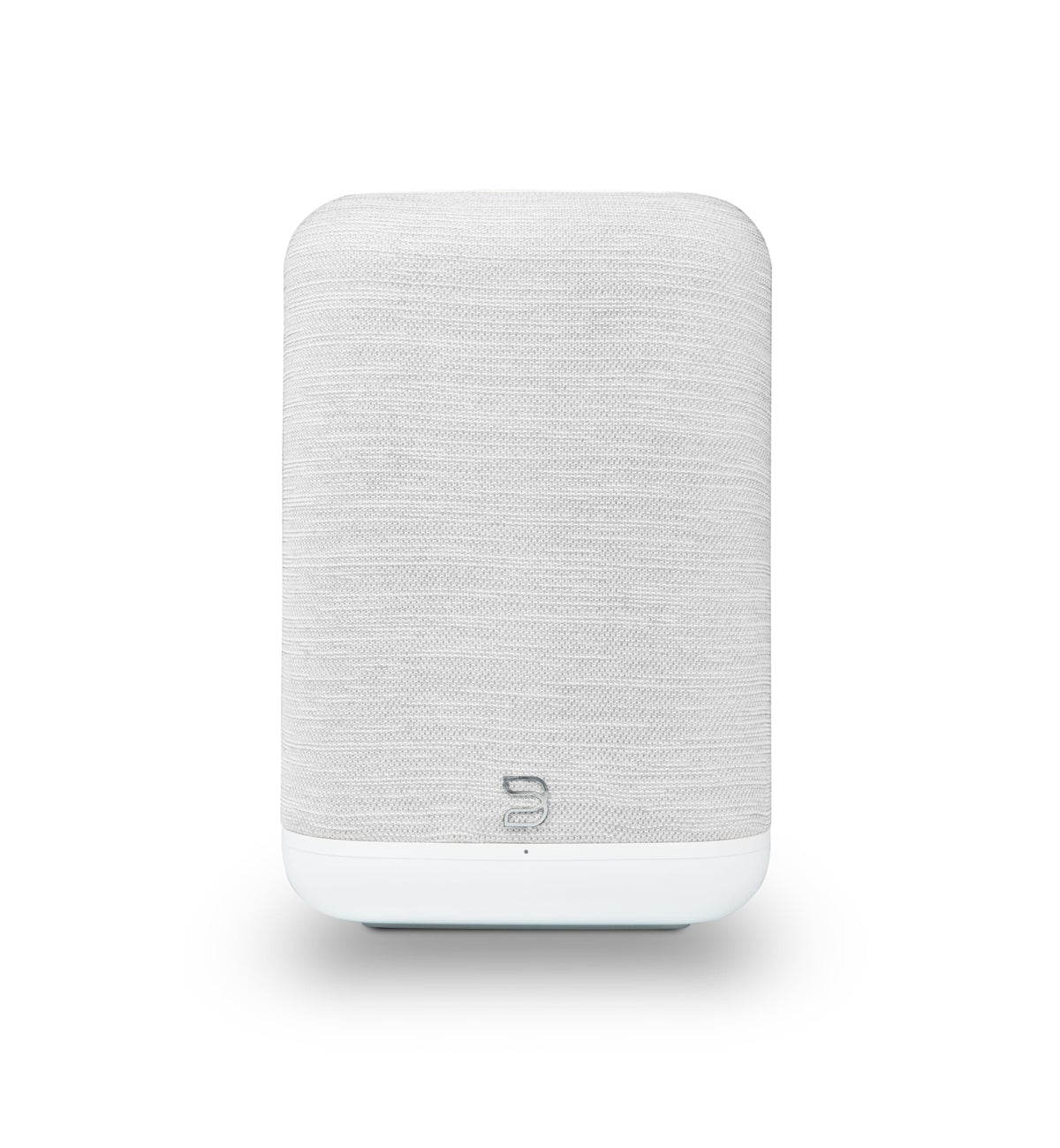 Bluesound Pulse Flex front view, compact hi-fi speaker with room-filling sound.