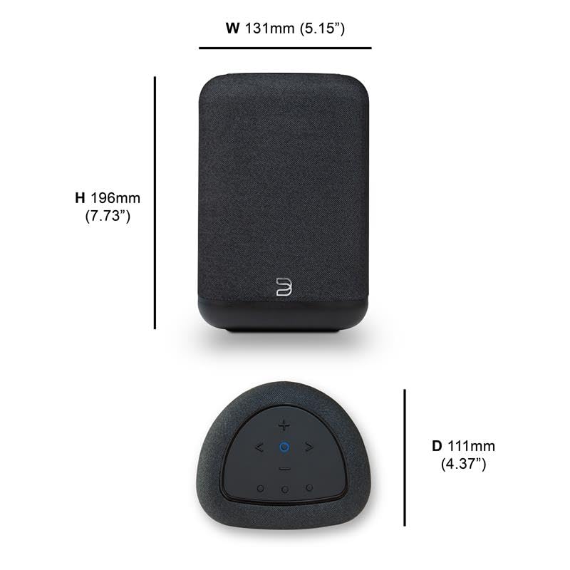 Bluesound Pulse Flex stereo pair delivers wider stereo imaging for music or movies.