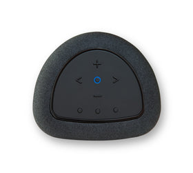 Bluesound Pulse Flex wall mount option demonstrates versatile placement in small spaces.