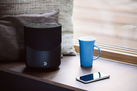 Two Bluesound Pulse M speakers create true stereo separation for richer music