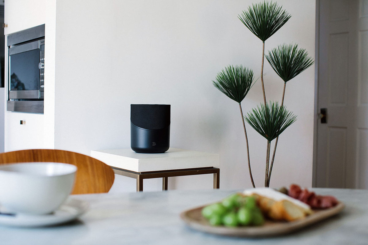 Pulse M surrounds with a Bluesound soundbar or Powernode for home theater