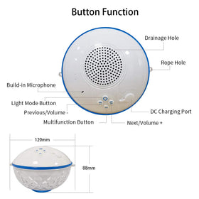 Blufree Bluetooth 5.0 speaker with 15 m range for easy connections.