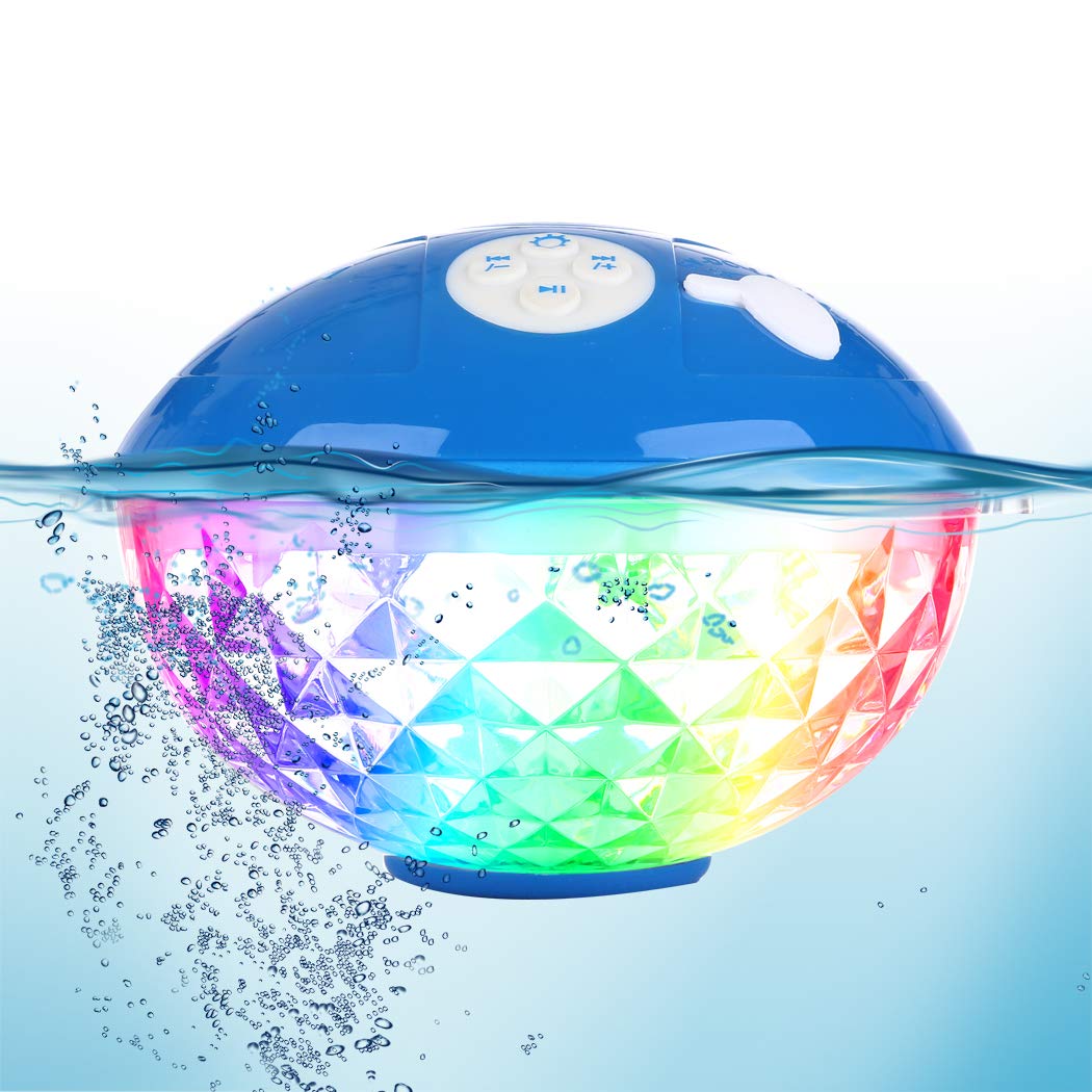 Blufree front view showing speaker and clear benefit of portability