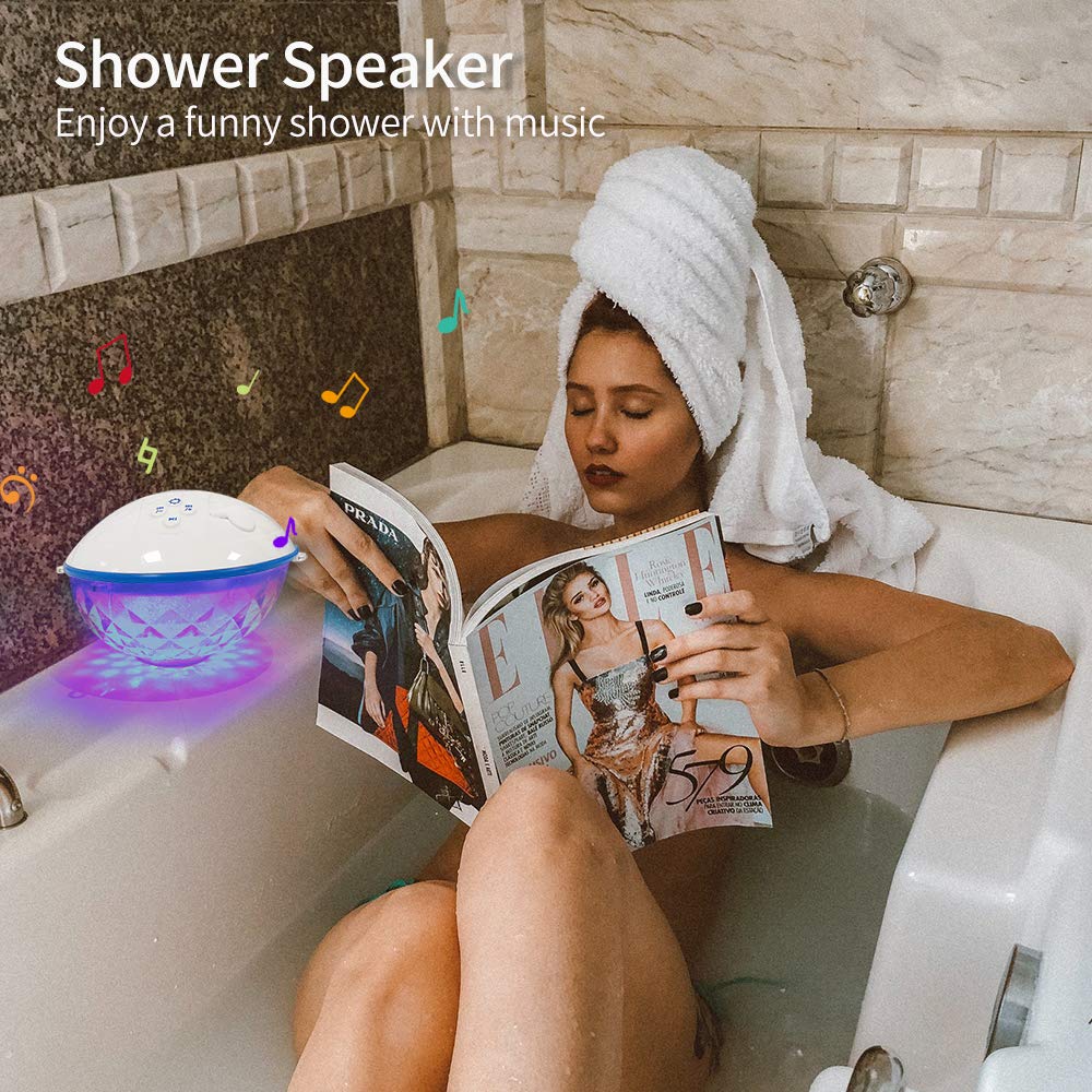 Blufree portable Bluetooth speaker for outdoor use with long battery life.