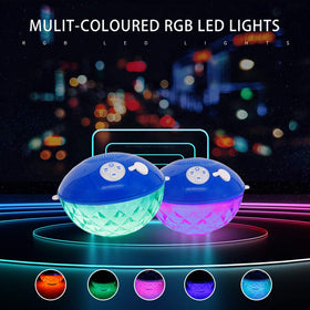 Blufree LED lights glowing with colorful effect for evening ambiance