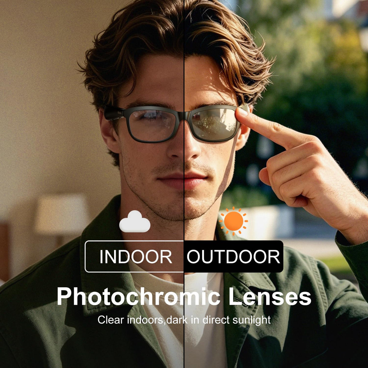 BluKaSa Smart Glasses with Bluetooth 6.0 for stable calls.