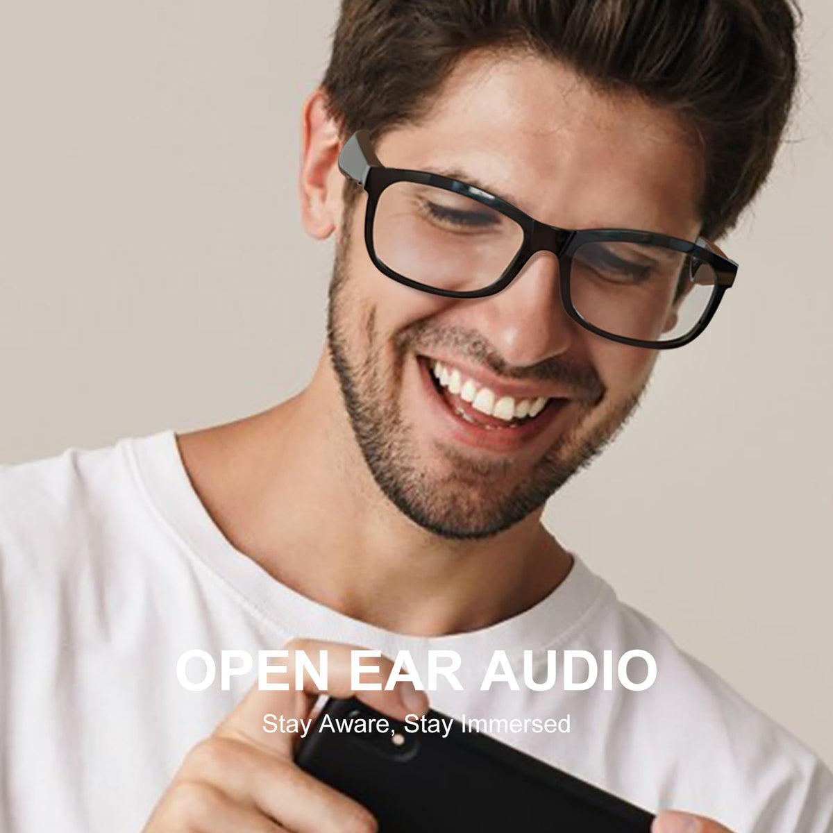 Replaceable prescription lenses for BluKaSa Smart Glasses.
