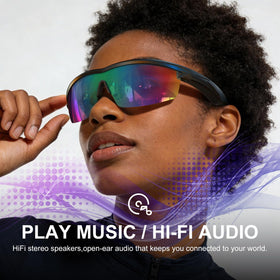 BluKaSa right profile revealing open-ear speaker assembly for clear ambient audio