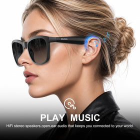 BluKaSa Smart Glasses hands-free calling with one-button control.