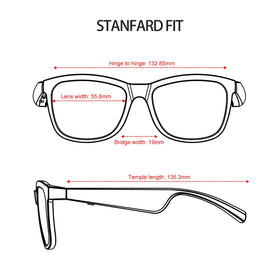BluKaSa Smart Glasses USB-C charging for quick power-ups.