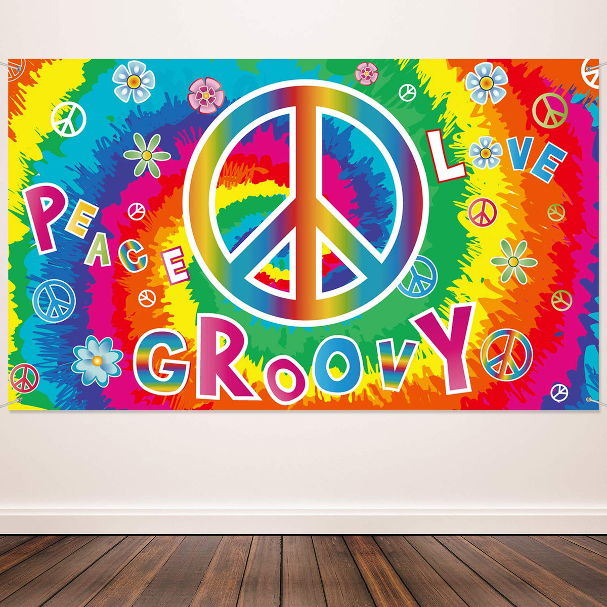 Blulu full front banner showing vivid 60s design and vibrant party appeal