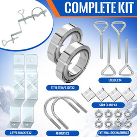 Blulu Z-Type chimney strap 12ft for versatile chimney fitting