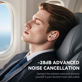 Bluripp Sleepals in ear demonstrating side-sleeper comfort and secure fit