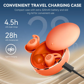 Bluripp Sleepals next to a coin to show scale and easy pocketable travel convenience