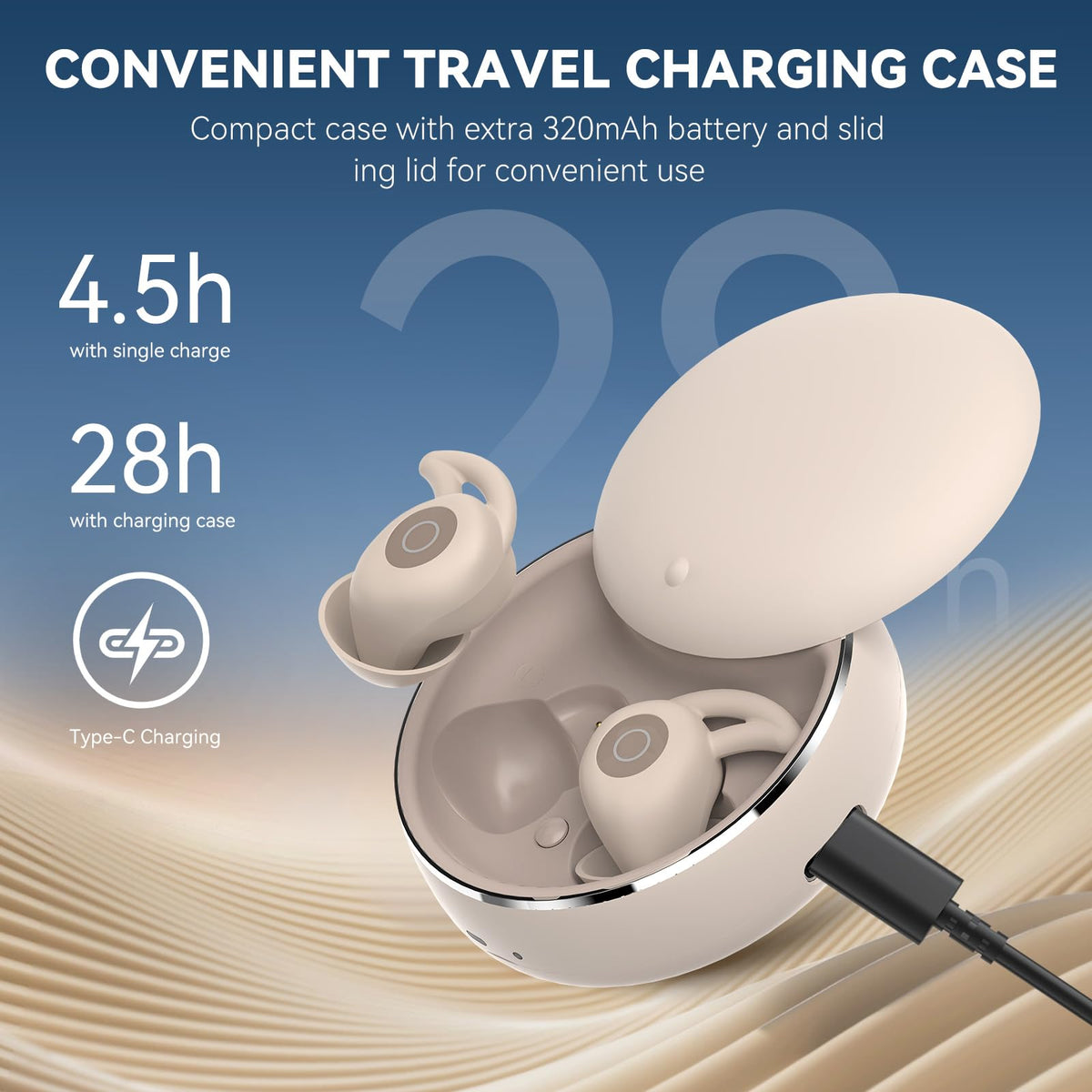 Bluripp Sleepals size comparison next to a coin illustrating ultra-thin lightweight profile