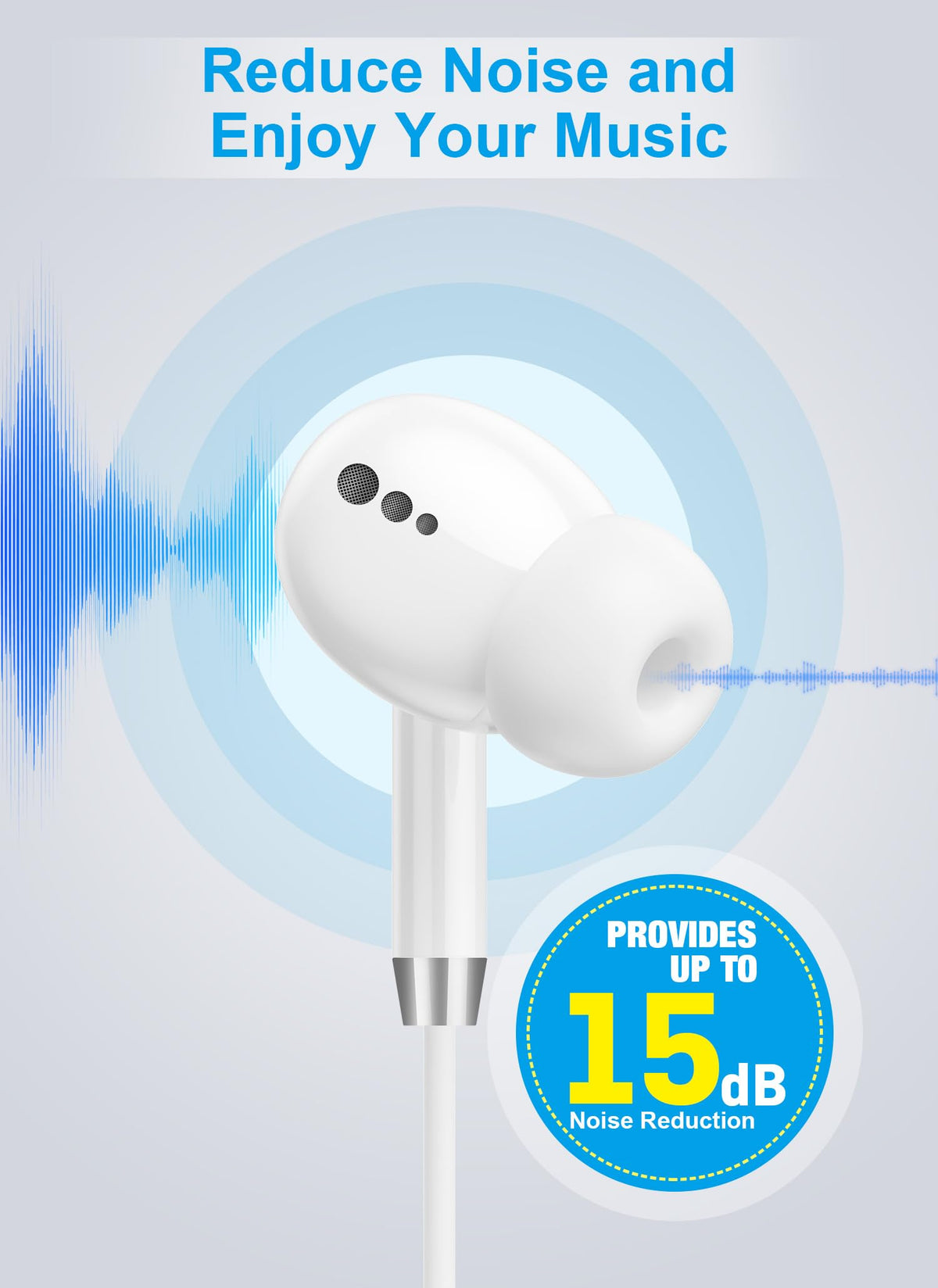 BLXSounds USB-C headphones mic remote close-up highlights clear calls.