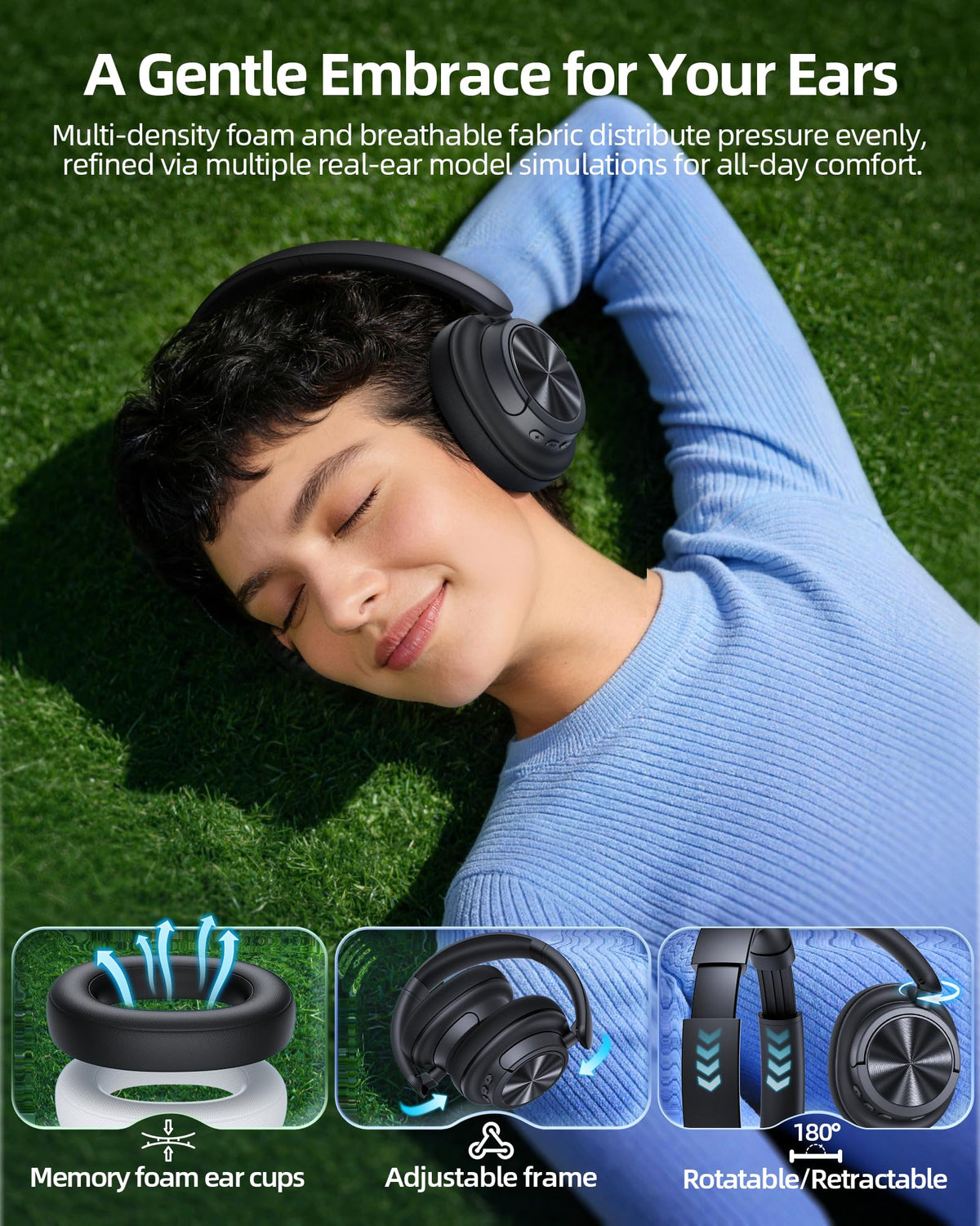 bmani internal driver illustration highlighting 40mm drivers for immersive sound