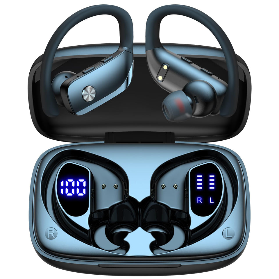 bmani front packaging and case showing portability and long battery life