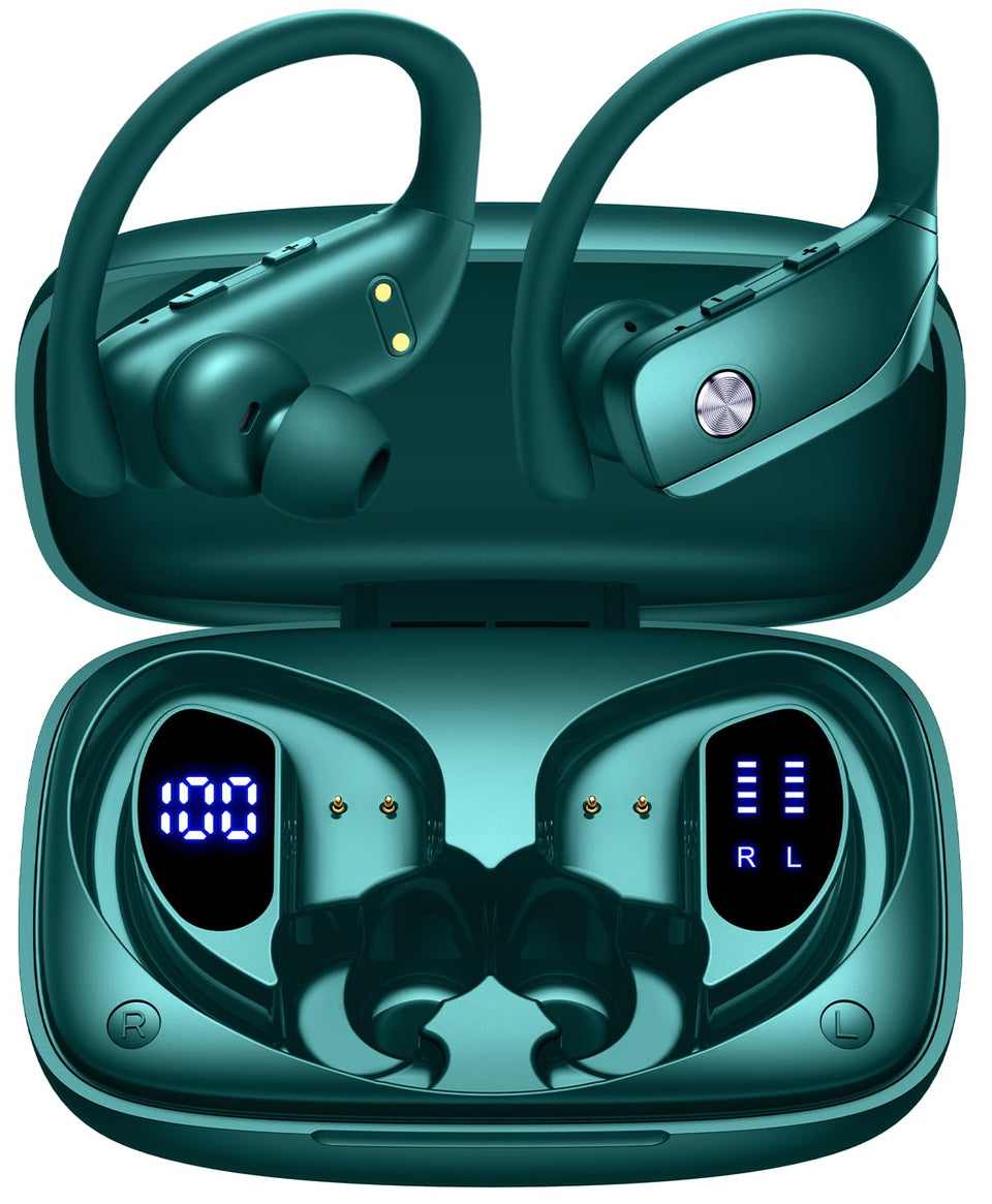 bmanl front packaging showing earbuds and accessories for easy unboxing