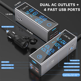 BMK fast USB ports close-up showing PD36W and QC3.0 for rapid charging