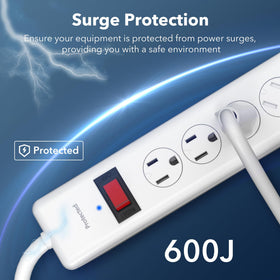 BN-LINK 90-degree flat plug fits flush against walls.