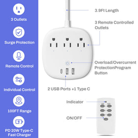 BN-LINK PD 20W USB-C port powers fast charging for phones and tablets
