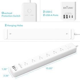 Space-saving design fits desks, media centers, and home offices.