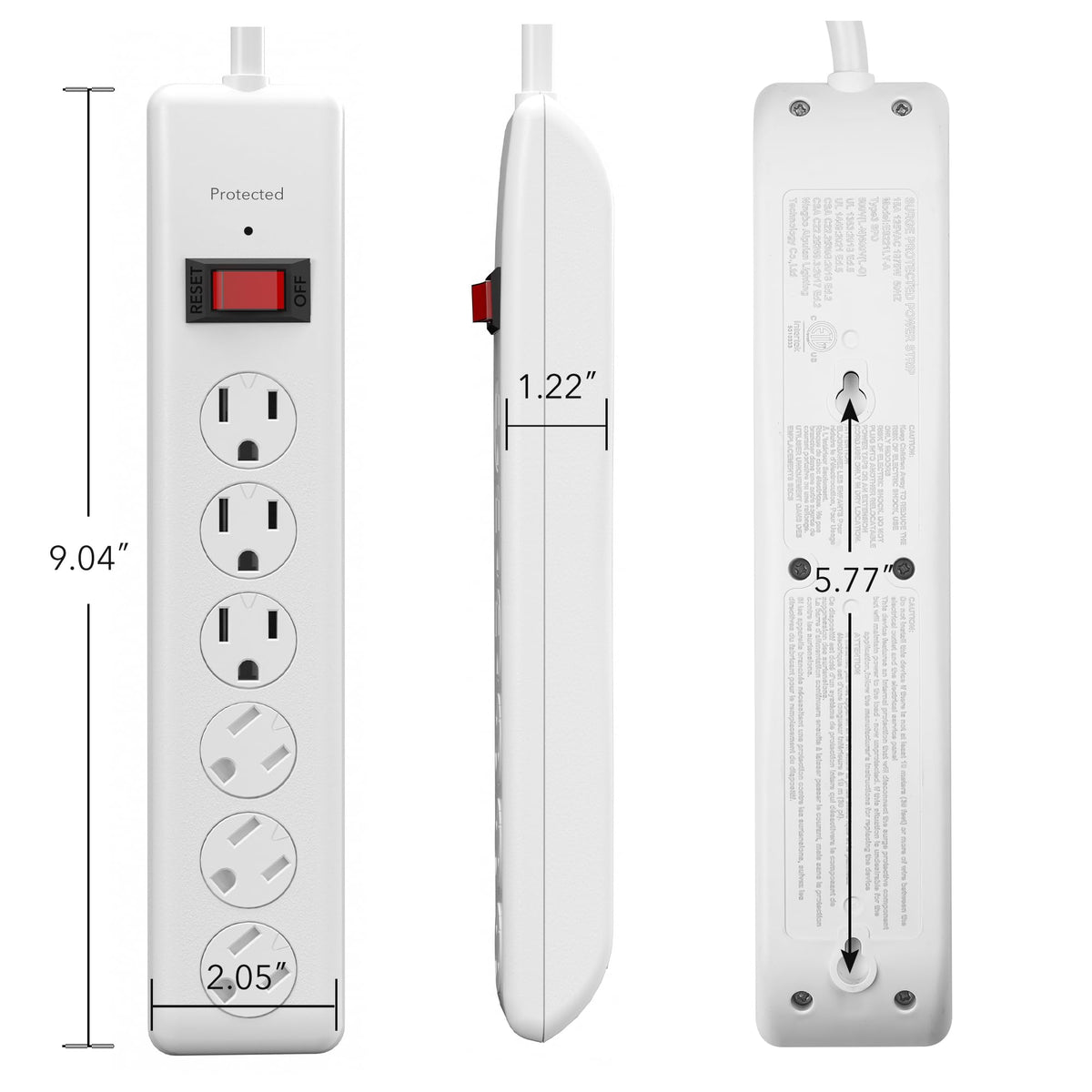 BN-LINK wall-mount design for secure, space-saving placement.