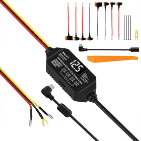 BNnYY USB-C dash cam hardwire kit with ACC detection powers the camera when the engine starts