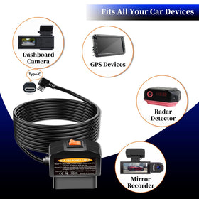 BNnYY hardwire kit supports 24/7 surveillance with reliable continuous recording.