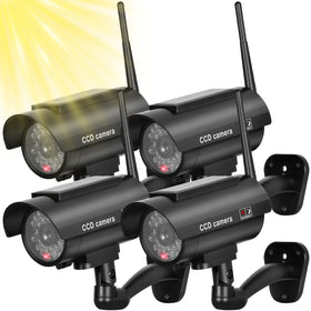 BNT front view of faux bullet camera showing deterrent design and easy installation