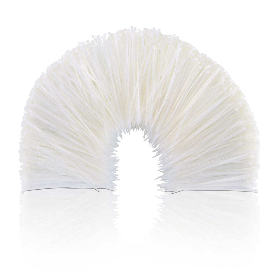 Boacua 8-inch zip ties pack for versatile indoor cable organization