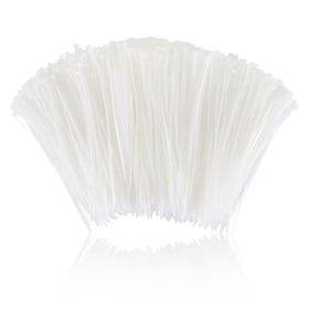 Boacua front packaging showing 12-inch zip ties and bulk quantity benefit