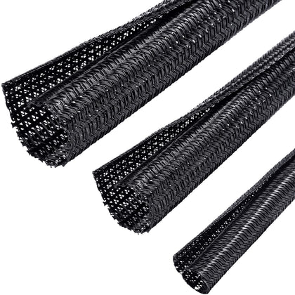 Boao cord protector split sleeve for easy cable loading and organization