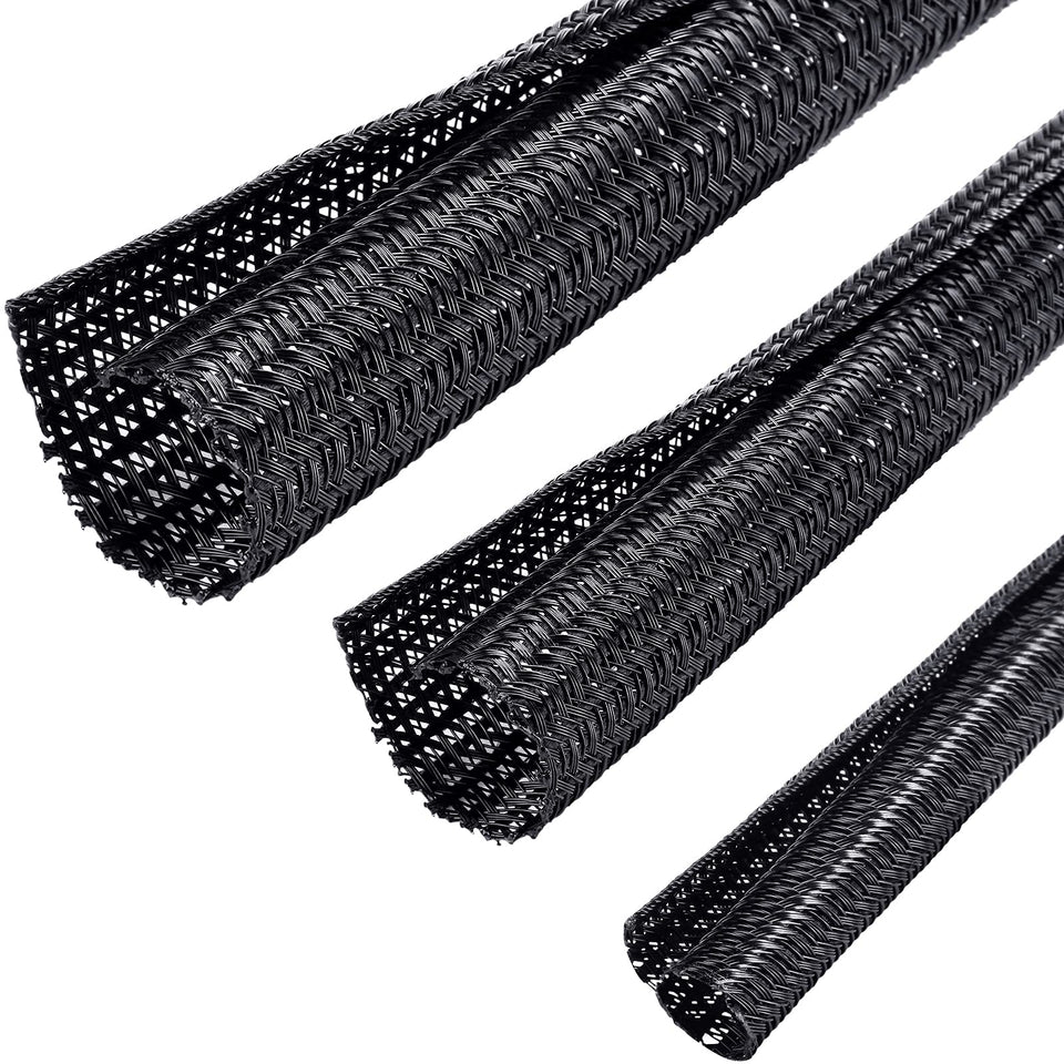 Boao cord protector split sleeve for easy cable loading and organization