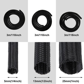 Boao packaging shows three lengths and three sizes for versatile cable routing.