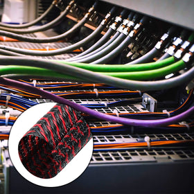 Boao split cable sleeve demonstrates easy loading and routing