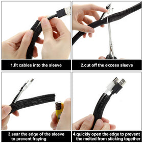 Boao split sleeve loads cables easily for quick setup and maintenance.