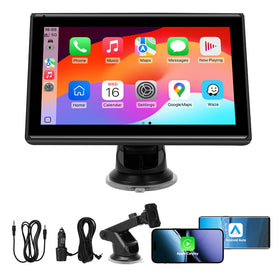BOAODIFSH front view of 7-inch screen showing clear icons and easy controls for quick setup