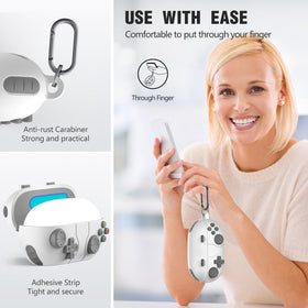 BOBEN case clipped to a backpack with carabiner for secure hands-free carrying benefit