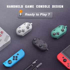 BOBEN close-up of retro handheld game console design adding personality and easy grip