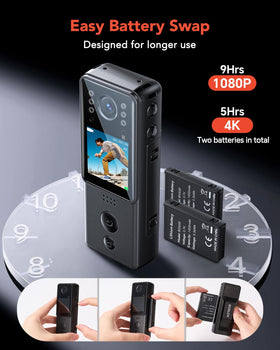BOBLOV A29 charging dock keeping batteries ready for swaps