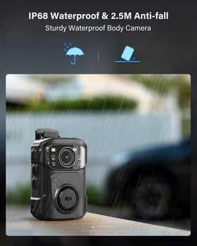 BOBLOV B4K5 IP68 rugged build withstands rain and dust