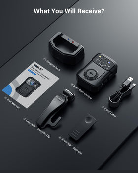 BOBLOV B4K5 four IR lights improve night visibility