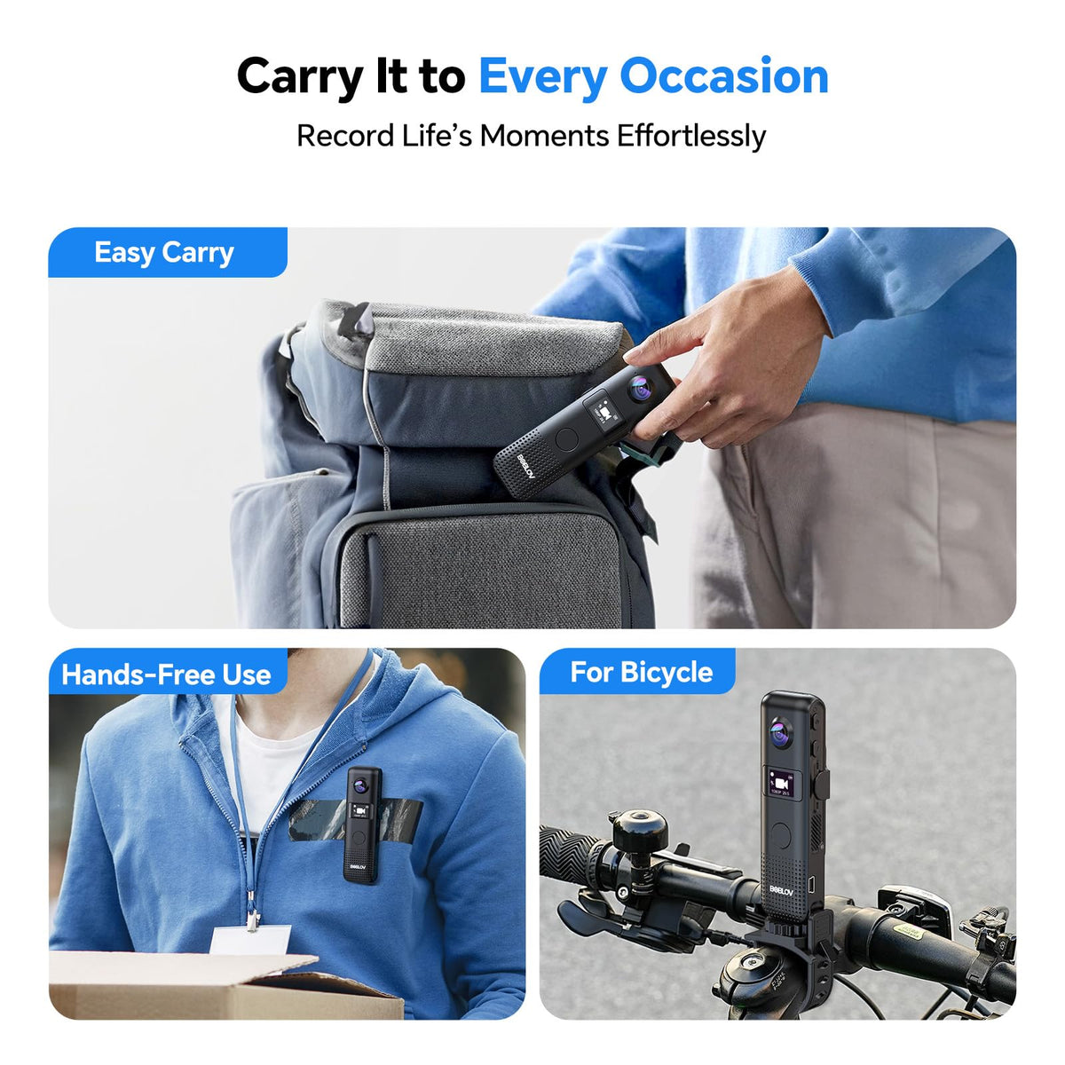 BOBLOV C18 in a pocket demonstrating compact scale and everyday portability