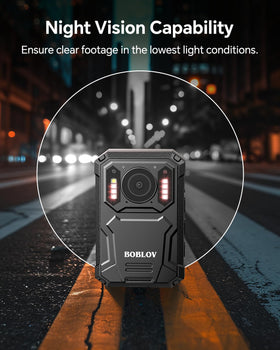 BOBLOV KJ23Pro 256GB built-in memory for ample HD storage