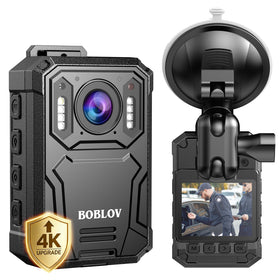 BOBLOV KJ23Pro 4K video capture for patrols and evidence review.